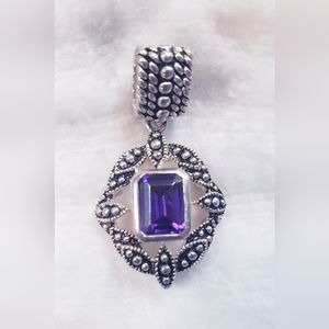 Brighton Purple Stone Pendant